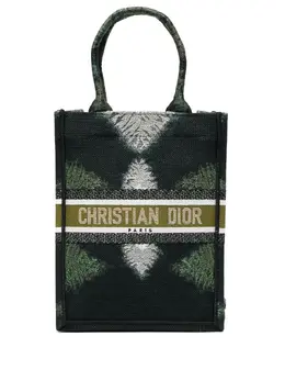 Christian Dior: Чёрная сумка-шоппер 