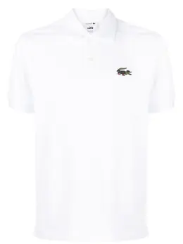 Lacoste: Белое поло 