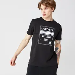 Lacoste: Футболка с принтом 