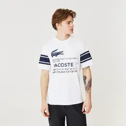 Lacoste: Футболка с принтом 