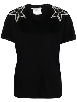 Stella McCartney: Футболка со стразами 