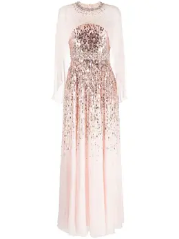 Jenny Packham: Плащ с блёстками