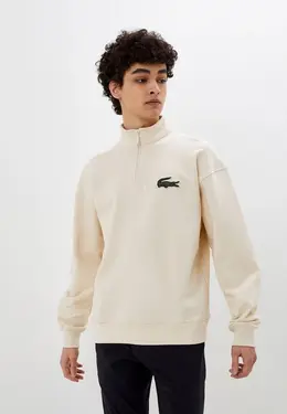 Lacoste: Бежевая толстовка 