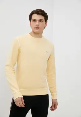 Lacoste: Жёлтый свитшот 