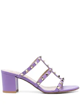 Valentino Garavani: Фиолетовые сабо 