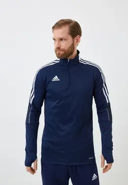 adidas: Синяя толстовка