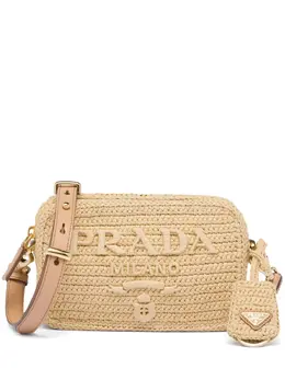 Prada: Бежевая сумка 