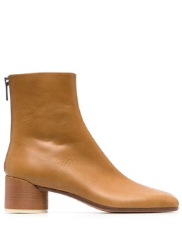 MM6 Maison Margiela: Коричневые ботинки 