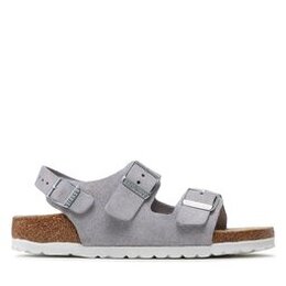 Birkenstock: Фиолетовые босоножки Milano