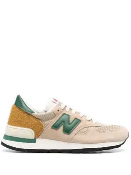 New Balance: Светлые кроссовки 990