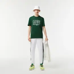 Lacoste: Футболка с надписями 