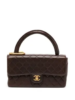 CHANEL Pre-Owned: Коричневая сумка 