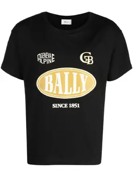 Bally: Футболка с принтом 