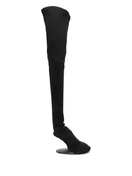 Balenciaga: Чёрные ботинки 