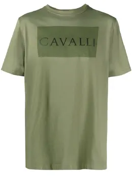 Roberto Cavalli: Футболка с принтом 