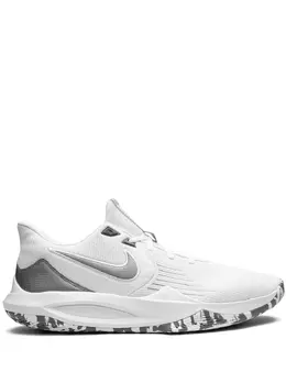 Nike: Белые кроссовки 