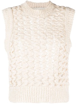 ISABEL MARANT: Прозрачный топ 