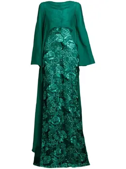 Tadashi Shoji: Зелёное платье