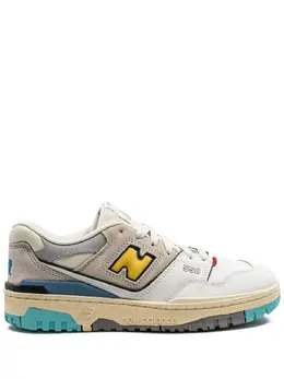 New Balance: Голубые кроссовки  550