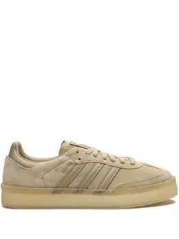 adidas: Светлые кроссовки  Samba