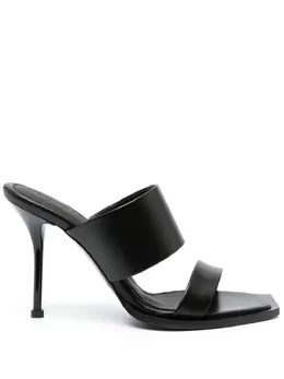 Alexander McQueen: Чёрные сандалии 