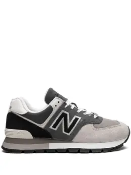 New Balance: Белые кроссовки  574