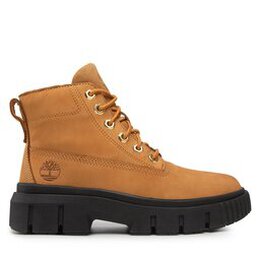 Timberland: Коричневые ботинки