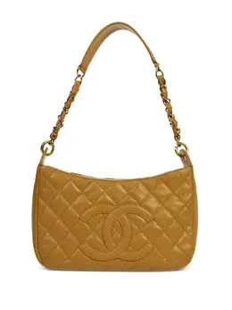 CHANEL Pre-Owned: Жёлтая сумка 