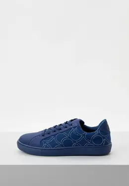 Trussardi: Синие кеды 