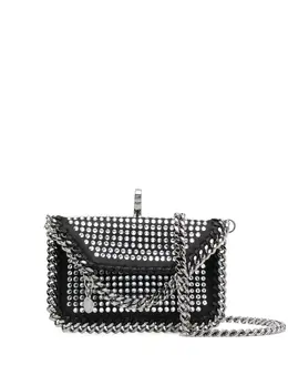 Stella McCartney: Чёрный картхолдер Falabella