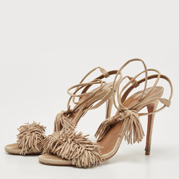 Aquazzura: Бежевые сандалии