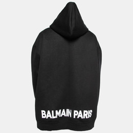 Balmain: Чёрная куртка