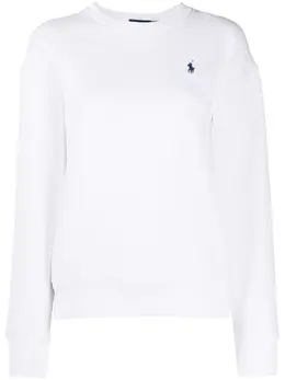 Polo Ralph Lauren: Белый свитшот 