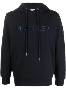 Moncler: Толстовка с вышивкой