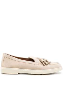 Santoni: Бежевые лоферы 