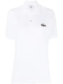 Lacoste: Белое поло 