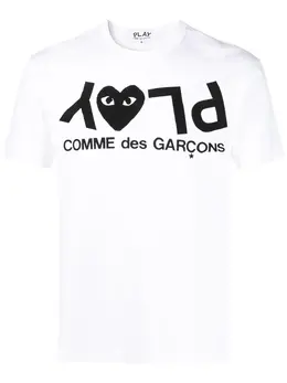 Comme Des Garçons Play: Футболка с принтом 