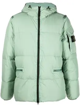Stone Island: Зелёная куртка  Compass