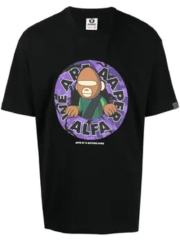 AAPE BY *A BATHING APE®: Футболка с принтом