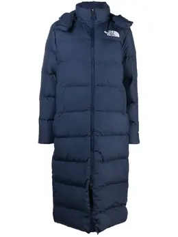 The North Face: Синий пуховик Triple C