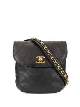 CHANEL Pre-Owned: Чёрная сумка 