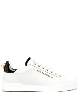 Dolce&Gabbana: Белые кроссовки 