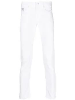 Versace Jeans Couture: Белые джинсы 