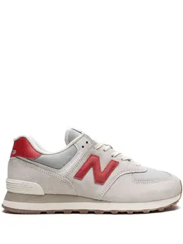 New Balance: Светлые кроссовки  574