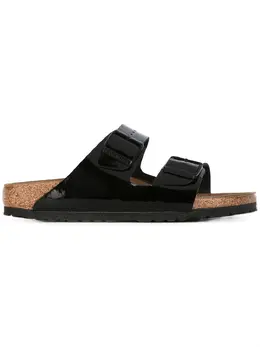 Birkenstock: Чёрные сандалии  Arizona