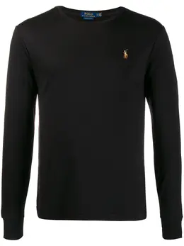 Polo Ralph Lauren: Чёрная футболка 
