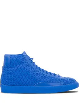 Nike: Голубые кроссовки  Blazer Mid