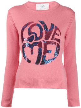 Alberta Ferretti: Трикотажный свитер  Love Me