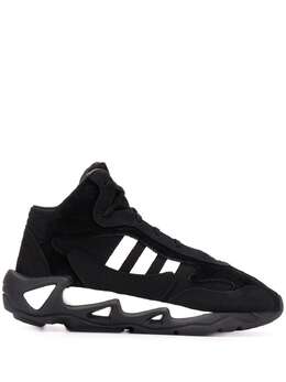 Y-3: Чёрные кроссовки 
