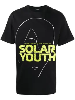 Raf Simons: Футболка  Solar Youth с принтом